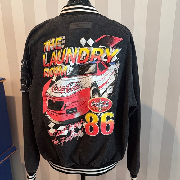 Graphic Coca Cola Bomber Jacket - Picture 1 of 13